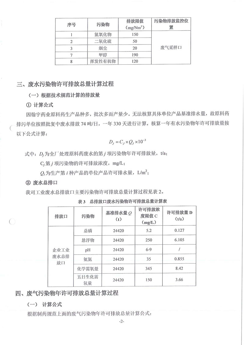 BJL百家AG老哥论坛药业废水废气污染物许可排放量计算过程01_页面_2