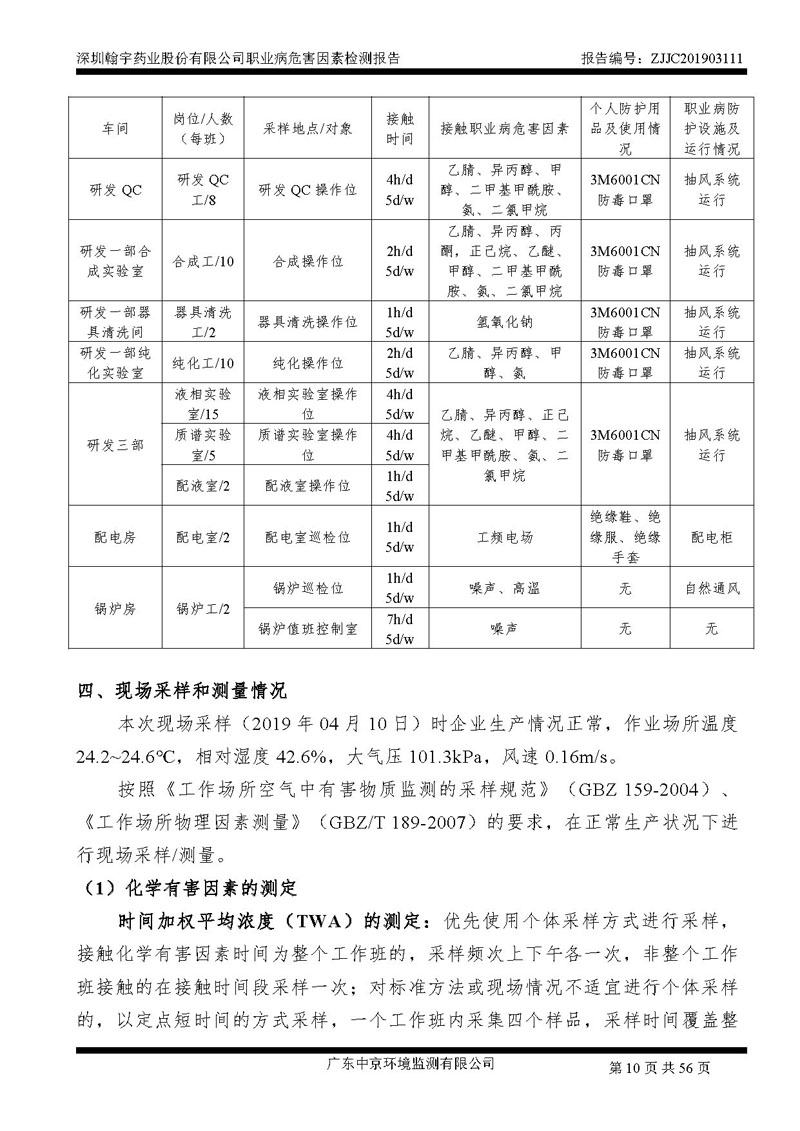 _深圳BJL百家AG老哥论坛药业股份有限公司南山定期检测报告_页面_10