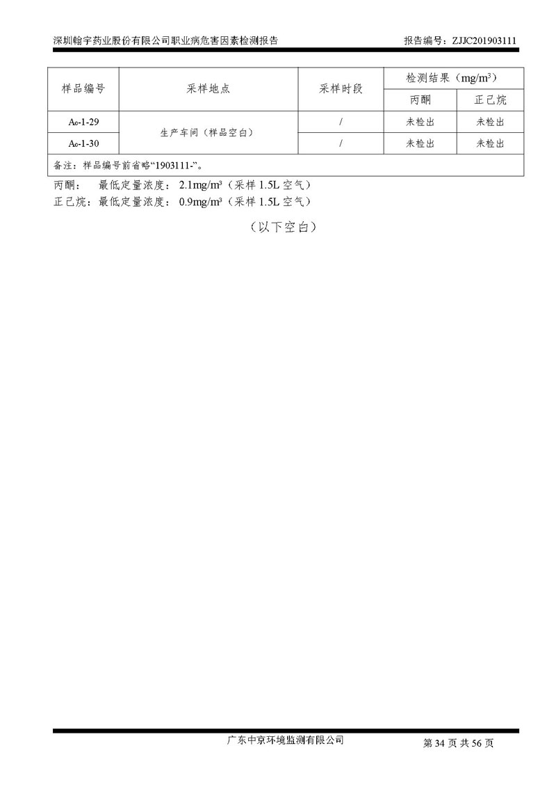 _深圳BJL百家AG老哥论坛药业股份有限公司南山定期检测报告_页面_34