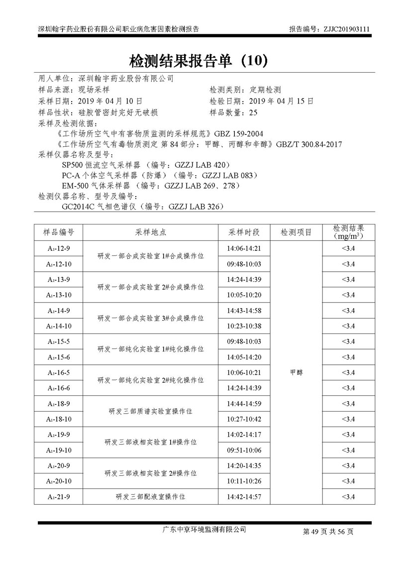 _深圳BJL百家AG老哥论坛药业股份有限公司南山定期检测报告_页面_49