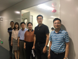 BJL百家AG老哥论坛药业总裁余品香一行造访清华大学深圳国际研究生院830
